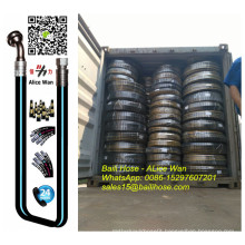 flexible rubber hose hydraulic hose din 20022 1sn 2sn